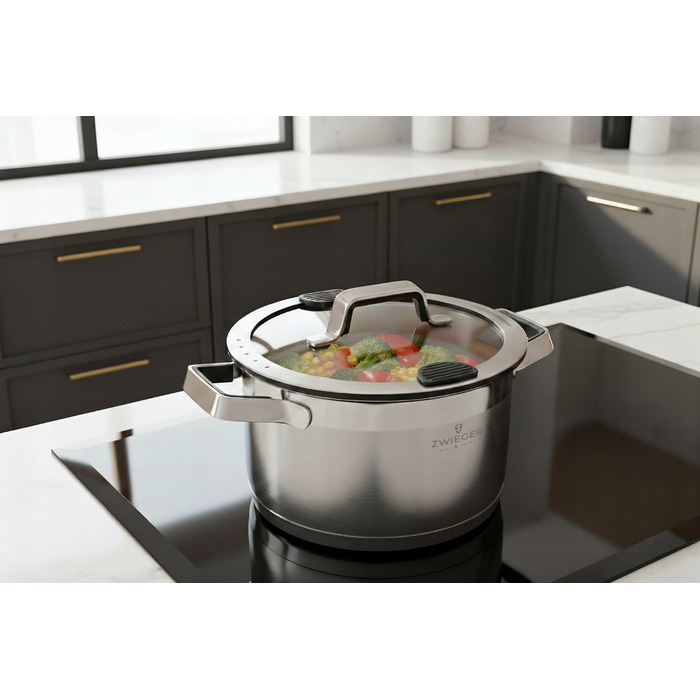 Набір каструль Klassiker PRO Black Zwieger, 8 предметів