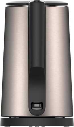 Електричний чайник Aeco AQA NEO з нержавіючої сталі, 1.7 л, 2150 Вт, без BPA, фільтр від накипу, бездротовий, CoolTouch, шампань сріблястий