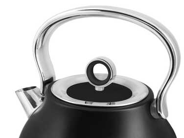 Електричний чайник Concept Retrosign RK3334, 2200 Вт, 1,7 л, чорний