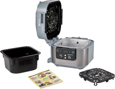 Ninja Speedi Multi-Cooker, 5.7L, 10-in-1 MultiCooker, Air Fryer Hot Air Fryer, Slow Cooker Slow Cooking, Gift for Men/Women, Sea Salt Grey ON400EU 10-in-1 Sea Salt Grey