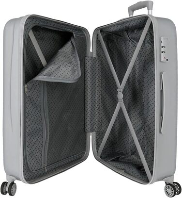 Чемодан Disney Stitch Moods, середній, 100 л, ABS пластик, кодовий замок, 4 колеса, ручна поклажа