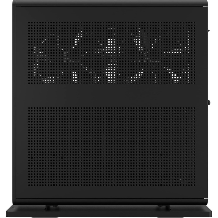 Корпус Fractal Design Ridge Black Mini-ITX для ігрового ПК з PCIe 4.0, 2 вентилятори 140мм PWM, USB Type-C