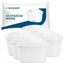 Смінні фільтри для води Wessper Aquamax STANDARD для фільтра-глечика, 6 шт.