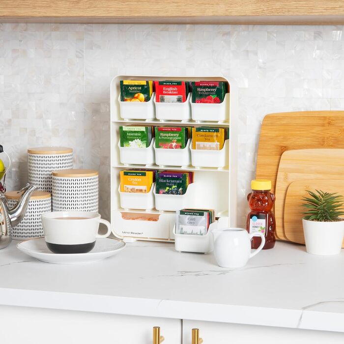 Підставка та органайзер для чайних пакетиків Mind Reader 'Baggy' – 180 шт.