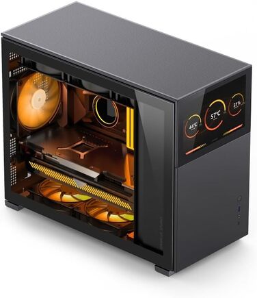 Корпус Jonsbo D31 для ПК mATX з загартованим склом, чорний
