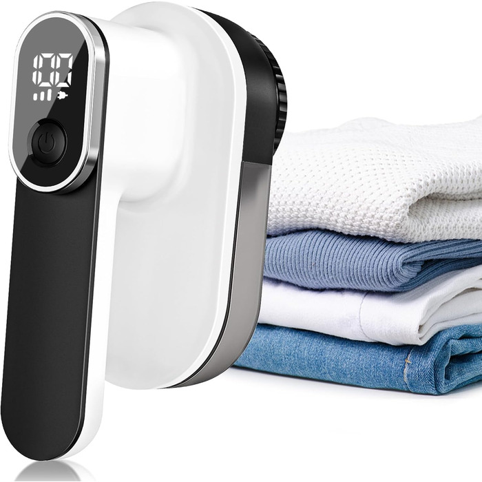 Машинка для видалення катишків HAPPHOOH з USB-зарядкою, 3 швидкості, LED-індикатор, для одягу та меблів