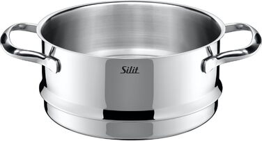 Silit Scalea 6-Piece Induction Cookware Set - Stainless Steel Pots and Pans with Glass Lids, Non-Stick Fry Pan, Dishwasher Safe