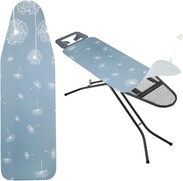 Покриття для прасувальної дошки KADAX з еластичним гумкою, практичне, для парових прасок, заміна (Pusteblumen XL)