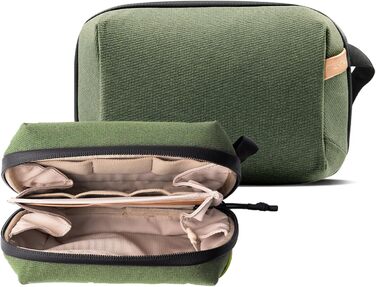 Органайзер для техніки PGYTECH Mini: водонепроникний чохол для Insta360, кабелів, Power Bank, SD-карт, зелений