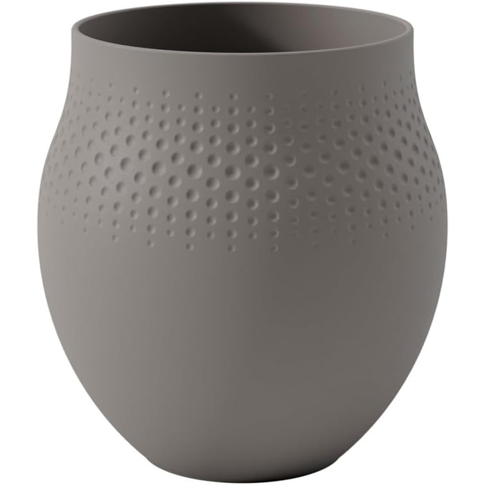 Ваза Villeroy & Boch Collier Noir No. 2, 16 x 116 x 20 см, преміум-порцелан (перламутровий, тауп, L)
