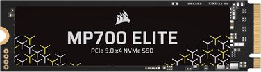SSD Corsair MP700 Elite 2TB PCIe 5.0 NVMe M.2 – Швидкість до 10000 МБ/с, без радіатора