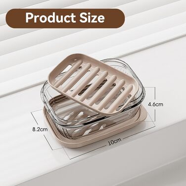 Подорожня мильниця з піддоном для води: мильниця для подорожей, мильниця для ванної кімнати, мильниця для миття рук