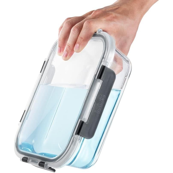 Набір контейнерів для їжі Igluu Meal Prep (10 шт.) – Borosilikatglas, BPA-free, мікрохвильова піч, морозильна камера, посудомийна машина, 370 & 1050 мл