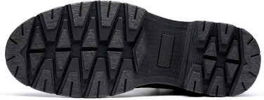 Черевики мотоциклетні Bruno Marc чоловічі Combat на шнурівці з блискавкою та зружною устілкою, 44 EU, чорні