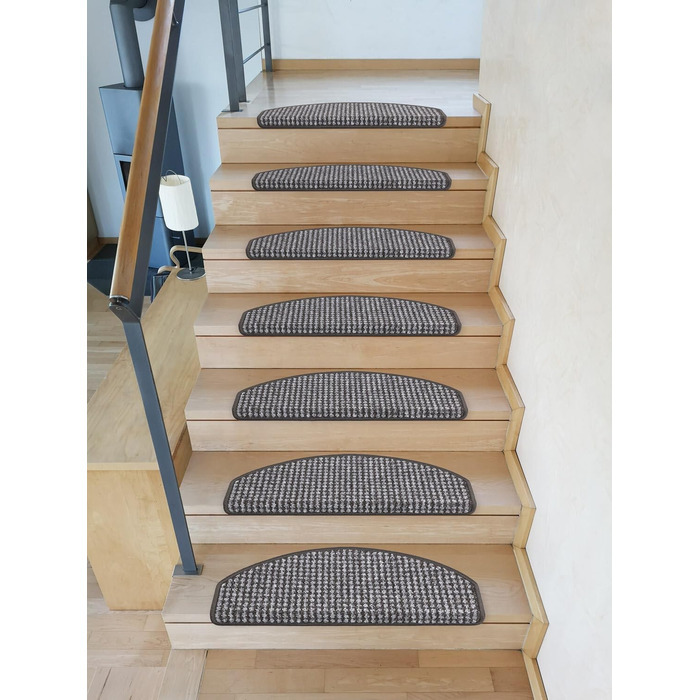 Ступінчасті килимки для сходів Kettelservice-Metzker Gera, антрацит, 14 шт.