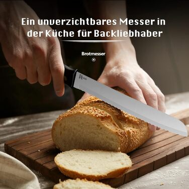 Набір ножів кухарських 7 предметів з бруском, кухонний набір ножів, ніж, ножиці, брусок для нарізки м'яса/овочів/фруктів, для нарізки, кубиків, шинкування (срібний)