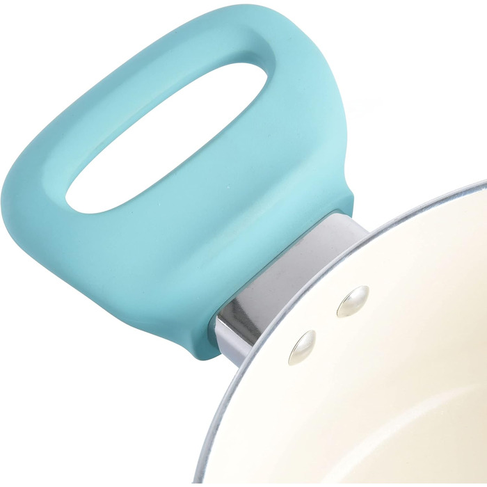 Набір кухонного посуду Spice by Tia Mowry 10 предметів, кераміка, антипригарне покриття, м'ятний колір