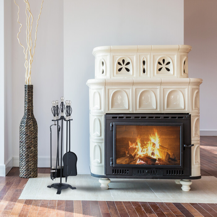 Relaxdays 5-Piece Fireplace Tool Set