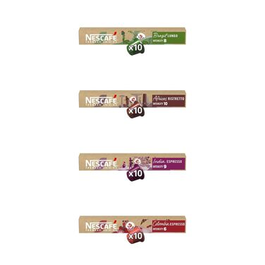 Набір кавових капсул NESCAFÉ Farmers Origins для Nespresso, 4 смаки, 60 капсул (6х10 шт)