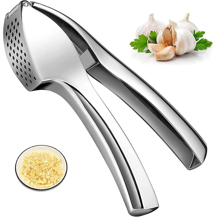 Преміум-прес для часнику, зручний та легкий у чищенні. Часник та імбир, без необхідності чищення.