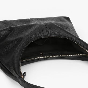 Сумка жіноча GSenhui Hobo з м'якої шкіри, чорна вінтажна сумка-тоут на плече, повсякденна