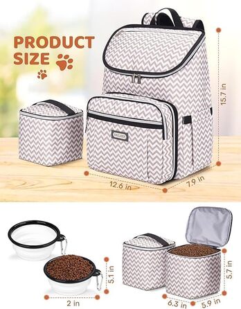 BAGLHER Рюкзак для собак, рюкзак для подорожей з собакою