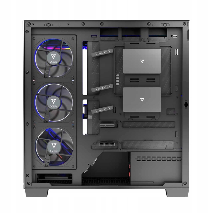 Корпус для комп'ютера Modecom Volcano Stellar ARGB Midi 8F Black