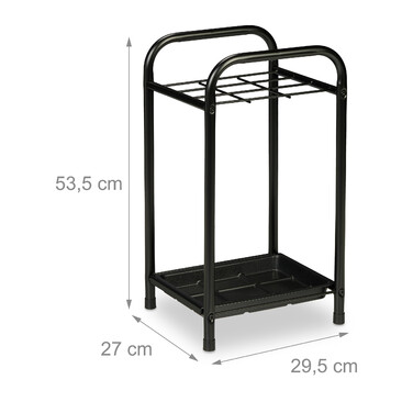 Relaxdays Umbrella Stand with Drip Tray