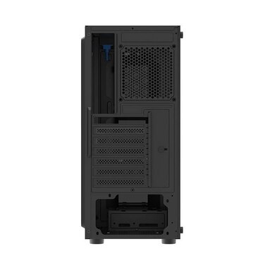 Корпус для комп'ютера Darkflash DK151 ARGB Midi Tower ATX, чорний, з вікном
