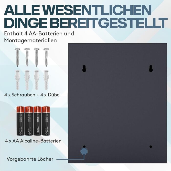 Шкафчик для ключів ACROPAQ з кодовим замком на 100 ключів, з 100 брелоками, з електронним захистом. Великий сейф для ключів, кодовий замок, ключовий сейф (48 ключів)
