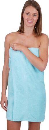 Betz 6-Piece Bath Towel Set - Shower Towel, Palermo, Size 70x140 cm, 100% Cotton, Turquoise