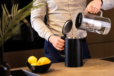 Скляний фільтр-кувшин Wessper D2 BOROSILICATE 3л, чорний + 5 фільтрів