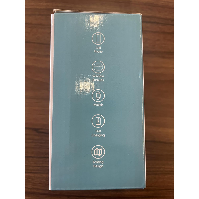 Станція бездротової зарядки 3-в-1 для Apple: iPhone, AirPods, Apple Watch (15W, MagSafe, чорний)