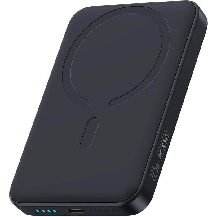 Power Bank Baseus Enerfill MagSafe 10000mAh 22.5W Чорний - Бездротова зарядка MagSafe для iPhone