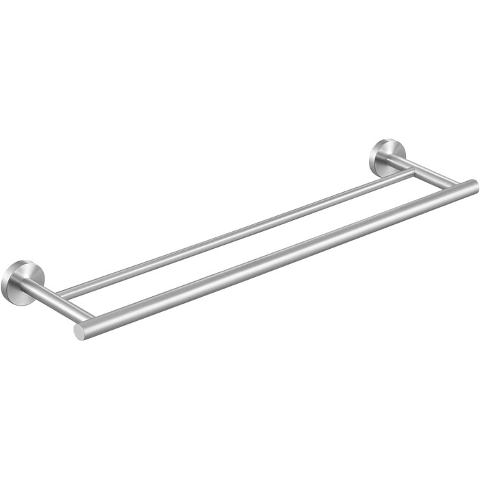 Тримач для рушників KES, подвійний, з нержавіючої сталі SUS304, 60 см, A2001S60