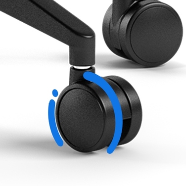 Офісне крісло обертове Sense7, чорне