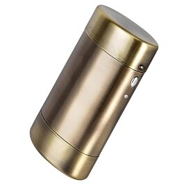Бронзова вінтажна овальна коробка Goshentech для 20 сигарет King Size, 100 мм