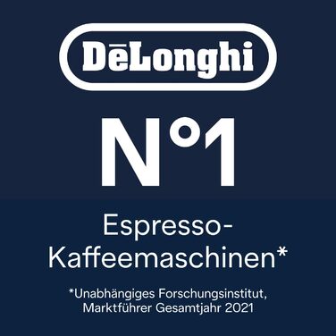 De'Longhi Magnifica Start ECAM222.20.B, fully automatic coffee machine with milk frother, for cappuccino, with espresso direct selection and 2x espresso function, 13-stage conical grinder, 1450 W, Black. Fully automatic coffee machine with touch display.