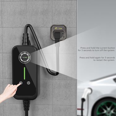 Зарядна станція для електромобіля Typ 2 3.6kW 16A/13A/10A/8A, кабель 5м