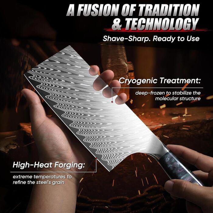 Набір кухонних ножів Dragon Riot з ергономічними дерев'яними ручками (Японія) - кухонний ніж, сантку, універсальний ніж