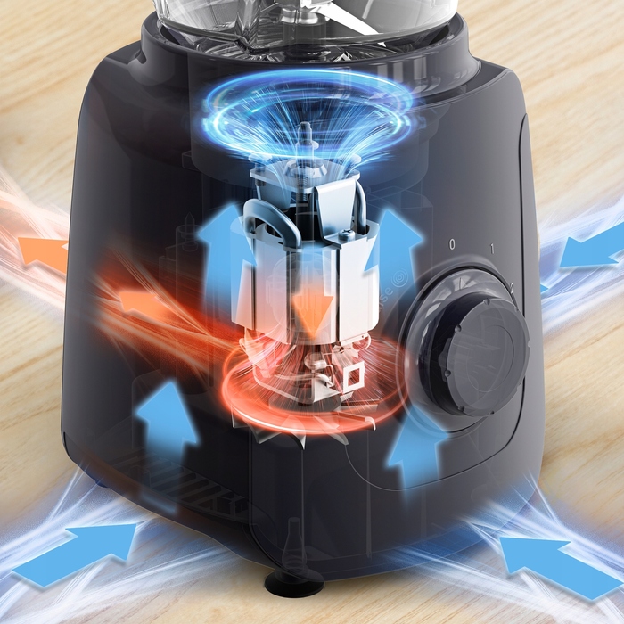 Стаціонарний блендер TEFAL Blendforce BL4118F0, 450 Вт, з ножами для подрібнення льоду