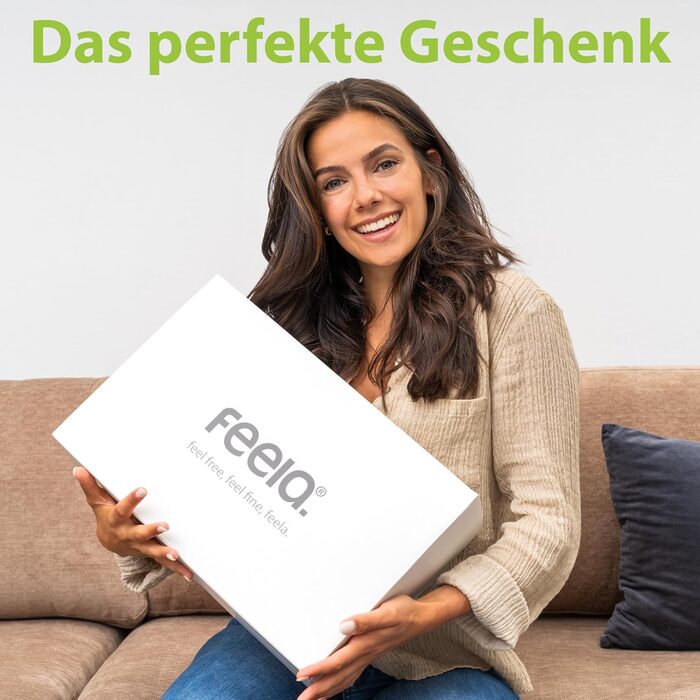 Ортопедичний сидіння-кільце Feela® з 3 рівнями жорсткості для геморою та післяпологового періоду, чорний (60-80 кг)