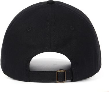 Кепка бейсболка Zylioo XL/XXL чорна (Black) 7 см, регульована, великий розмір, чоловіча/жіноча