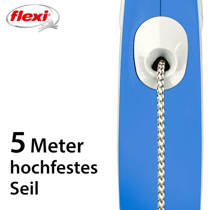 Рулетка вимірювальна Flexi Comfort New, 5 м, блакитна, навантаження до 12 кг