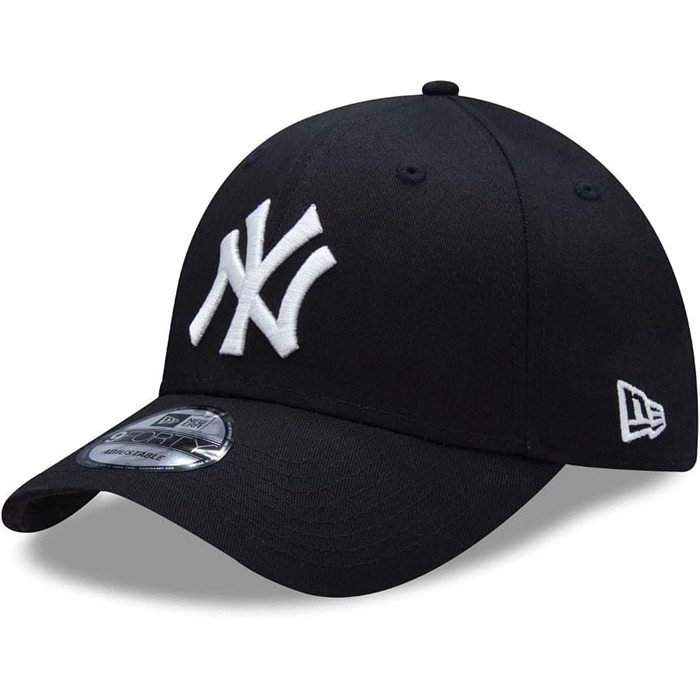 Кепка New Era 9Forty League Essential MLB - універсальний розмір, чорний/білий логотип (Yankees, Dodgers, Braves)