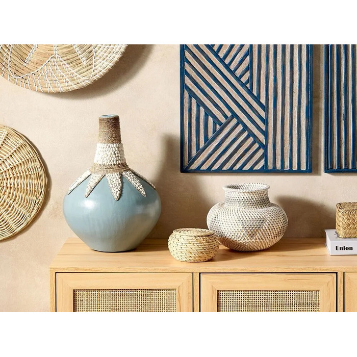 Ваза Beliani з пластику, 24 x 22 см