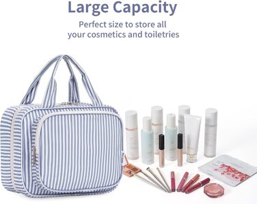 Narwey Косметичка для дівчаток з сіткою, велика, для підвішування, сітчаста органайзер для ванни, зелено-сіра, розмір M