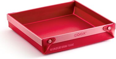 coox WUNDERFORM Frame MQ in Blue: The first foldable silicone cake pan for limitless baking creations - perfect for cakes, bread, and casseroles