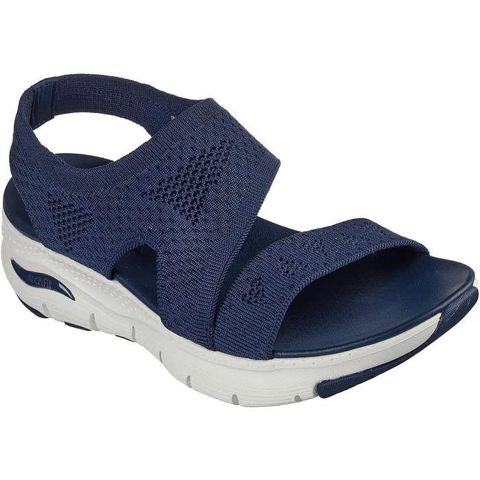 Skechers Cali Фітнес-кросівки жіночі Navy Knit 38 EU з підтримкою склепіння стопи