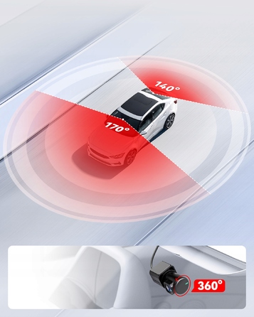 Автомобільний відеореєстратор REDTIGER F7NP 4K Dual DashCam з GPS, WiFi та суперконденсатором
